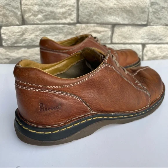 Dr. Martens brown split toe oxford leather shoes men\'s 10 Dr. Martens Vintage Brown Leather Split Toe 11232 Oxfords  main image 4